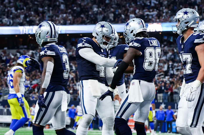 Dak Prescott and CeeDee Lamb tore the Los Angeles Rams defense to shreds on Sunday.